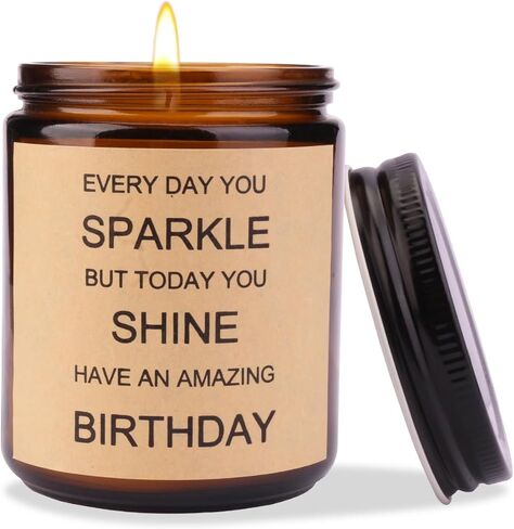 Birthday Gifts for Women Sister, Funny Birthday Gifts, Unique Scented Candles Present for Best Friend Men Mom Wife Girlfriend Her Him, Happy Birthday Gift Idea for 21st 30th 40th 50th, 9OZ in Kuwait