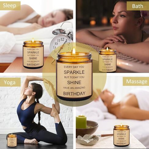 Birthday Gifts for Women Sister, Funny Birthday Gifts, Unique Scented Candles Present for Best Friend Men Mom Wife Girlfriend Her Him, Happy Birthday Gift Idea for 21st 30th 40th 50th, 9OZ in Kuwait