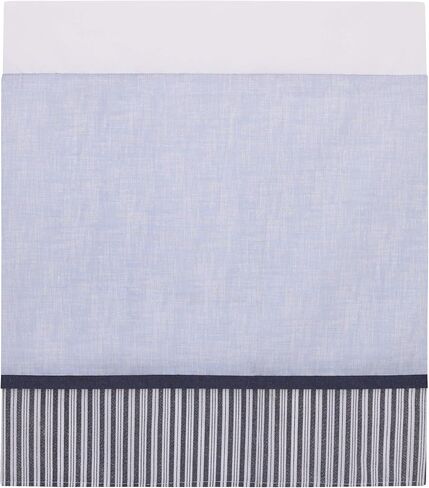 NoJo Seas The Day Blue and White Whale, Narwhal, Sea Lion, Shark 4 Piece Crib Bedding Set - Comforter, 100% Cotton Fitted Crib Sheet, Crib Skirt, and Storage in Saudi Arabia