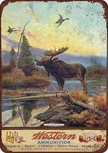 NA معدن القصدير تسجيل ديكور الحديد اللوحة الغربية الذخيرة وموس خمر مزرعة خمر آرت ديكو in Kuwait