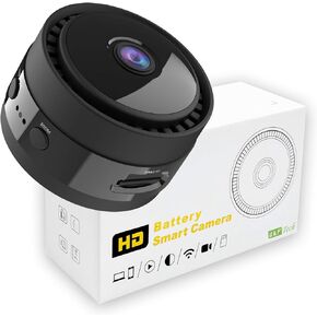 WiFi Wireless 1080P HD Video Camera/Night Vision/Home IP Camera/Motion Detection/Security Surveillance System/Mini Size/Portable Camera, Rechargeable/iOS/Android App, for Indoor/Sports