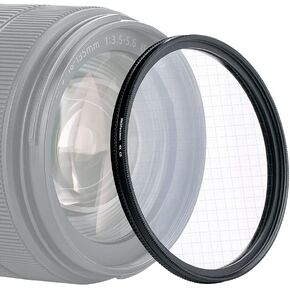 فلتر ستار ستار فيزيون 52 مم (4 نقاط) قابل للتعديل لنيكون AF-S DX 18-55mm f3.5-5.6G /Canon EF-S 24mm f2.8 Kit مرشح تأثير النجمة المتقاطع لعدسة الكاميرا in Kuwait