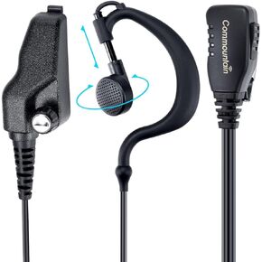 سماعة أذن مشتركة مع ميكروفون لأجهزة راديو كينوود NX-200 NX-210 NX-300 NX-3200 NX-3300 NX-3400 NX-410 NX-411 NX-5200 NX-5300 NX-5400 TK-2180 TK-3180 TK-5220 TK-5320 TK-290 TK-390، سماعة أذن على شكل حرف G in Kuwait