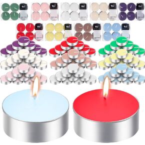108 Pcs Scented Tea Lights Candles Variety Pack 9 Scents Mini Candles Set Small Scented Tealight Candles Bulk, Lavender Vanilla Cinnamon Rose Lemon Green Tea Cherry Blossom Ocean and Jasmine in Kuwait