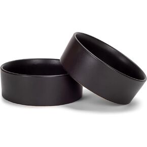 مجموعة أوعية صغيرة للحيوانات الأليفة من NAT & Jules Nibbles and Dribbles مقاس 5 بوصة من الخزف الحجري، مكونة من قطعتين in Kuwait