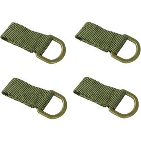 SUSU BLOCK 4 عبوات من النايلون التكتيكي من النوع D، ملحقات حقيبة تكتيكية، ملحقات حقيبة الظهر، حامل مفاتيح غلاية على شكل حرف T، لحقائب الرخوة حزام مرفق حزام عسكري تكتيكي على شكل حرف T in Kuwait