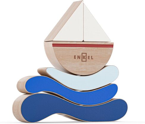 Wooden Boat Toys Balance in Kuwait