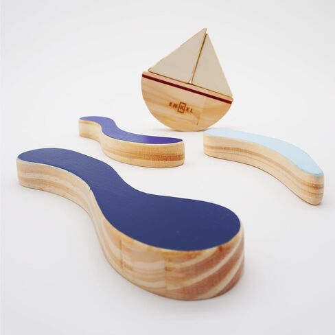 Wooden Boat Toys Balance in Kuwait