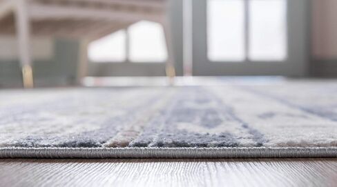 Rugs.com Oregon Collection Rug – 2' 2 x 3' Black and White Low-Pile Rug Perfect for Living Rooms, Large Dining Rooms, Open Floorplans in Saudi Arabia
