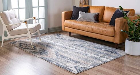 Rugs.com Oregon Collection Rug – 2' 2 x 3' Black and White Low-Pile Rug Perfect for Living Rooms, Large Dining Rooms, Open Floorplans in Saudi Arabia