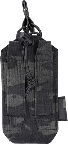 EXCELLENT ELITE SPANKER Tactical Universal Radio Holster Holder Molle Radio Pouch Adjustable for Duty Belt,Vest for Two Ways Walkie Talkie in Kuwait