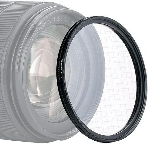 فلتر ستار ستار فيزيون 52 مم (4 نقاط) قابل للتعديل لنيكون AF-S DX 18-55mm f3.5-5.6G /Canon EF-S 24mm f2.8 Kit مرشح تأثير النجمة المتقاطع لعدسة الكاميرا in Kuwait