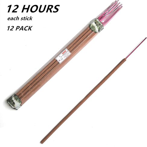 EngooBoly 23.6"(60CM) Big Long Sandalwood Incense Sticks Burns for Approx 12hours 15 Pack for The Spring Festival in Kuwait