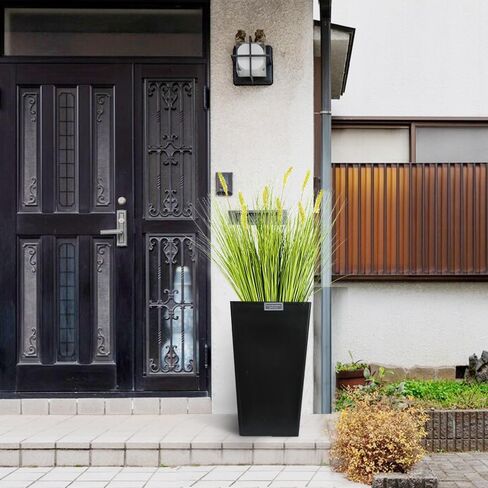 Melorca&Guilla Artificial Plants 2PCS 30“ Fake Palm Plants,Faux Tropical Palm Plant,Artificial Palm Tree Greenery Shrubs Bushes for Garden Porch Window Box Shop Office Home Décor in Saudi Arabia