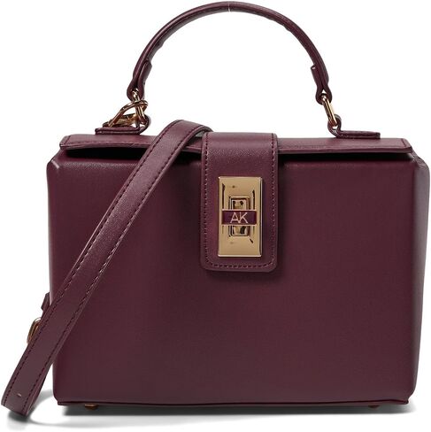Anne Klein Convertible Box Bag with Ak Enamel Turn Lock in Saudi Arabia