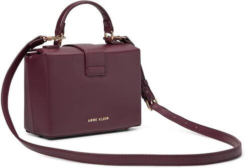 Anne Klein Convertible Box Bag with Ak Enamel Turn Lock in Saudi Arabia