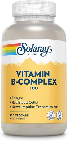 Solaray B Complex Supplement, 100mg, 250 Count in Saudi Arabia
