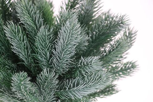 فروع إبرة الصنوبر الاصطناعية من Tinsow، 4 قطع من أوراق الصنوبر الصناعي أغصان إبرة سيقان فروع الأرز المزيفة الخضراء لديكور المزرعة في عطلة عيد الميلاد والشتاء (أخضر، 4) in Kuwait