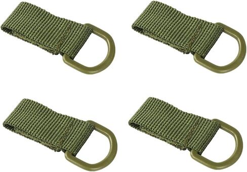 SUSU BLOCK 4 عبوات من النايلون التكتيكي من النوع D، ملحقات حقيبة تكتيكية، ملحقات حقيبة الظهر، حامل مفاتيح غلاية على شكل حرف T، لحقائب الرخوة حزام مرفق حزام عسكري تكتيكي على شكل حرف T in Kuwait