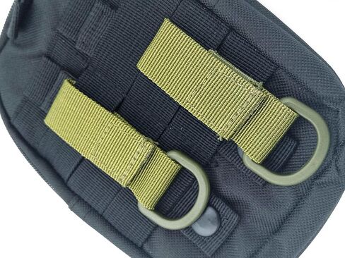 SUSU BLOCK 4 عبوات من النايلون التكتيكي من النوع D، ملحقات حقيبة تكتيكية، ملحقات حقيبة الظهر، حامل مفاتيح غلاية على شكل حرف T، لحقائب الرخوة حزام مرفق حزام عسكري تكتيكي على شكل حرف T in Kuwait