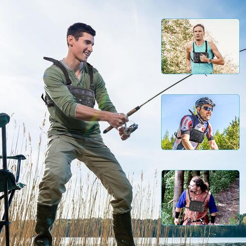 شنطة صدر متعددة الوظائف للرجال، شنطة صدر رياضية تكتيكية قابلة للتعديل للركض وركوب الدراجات والمشي لمسافات طويلة والركض من ريلي 2016 in Kuwait