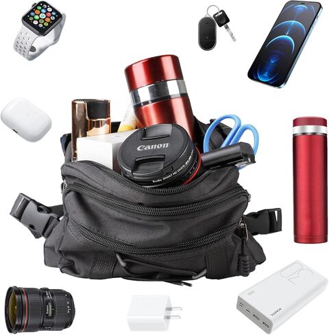 شنطة صدر متعددة الوظائف للرجال، شنطة صدر رياضية تكتيكية قابلة للتعديل للركض وركوب الدراجات والمشي لمسافات طويلة والركض من ريلي 2016 in Kuwait