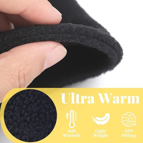 قبعة Flammi الرجالية الدافئة المصنوعة من الصوف بغطاء للأذن قبعة شتوية على شكل جمجمة مع أغطية للأذن in Kuwait