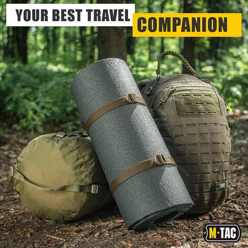 حزمة M-Tac مكونة من 2X حزام أدوات للجلد التكتيكي لحقيبة الظهر لإبزيم بلاستيكي من MOLLE Gear (أسود، 40 بوصة) in Saudi Arabia