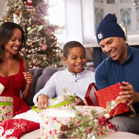 LED Headlamp Hat Lighted USB Rechargeable Hands Free Headlamp Beanie Lamp Replacement in Kuwait