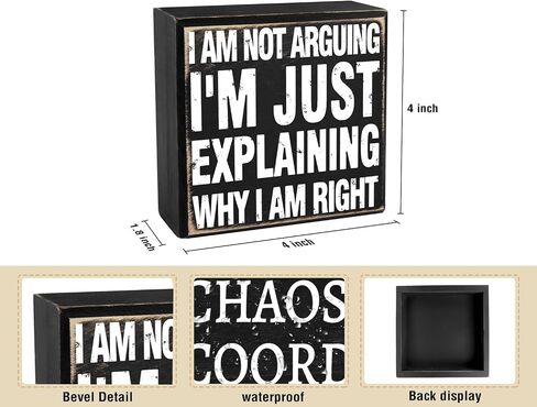 Pigort Inspirational Sign Every Little Thing is Gonna Be Alright Birds Wooden Box Sign Farmhouse Spring Art Blocks Desk Shelf Tabletop Home Decor 4 X 4 Inch (ALRIGHT) in Saudi Arabia
