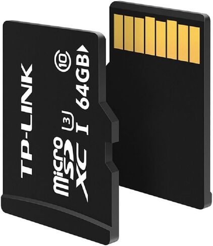 64GB Micro Card for Smart Home WiFi Security Camera Wireless Baby Monitor Surveillance Camera Night Vision Motion Detection 2 Way-Audio in Kuwait