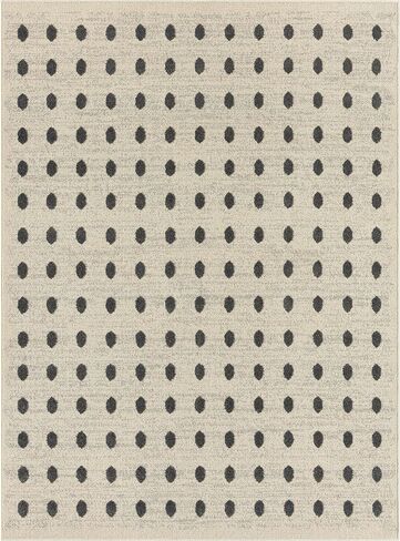 LUXE WEAVERS Modern Geometric Dots Blue 2x3 Area Rug in Kuwait