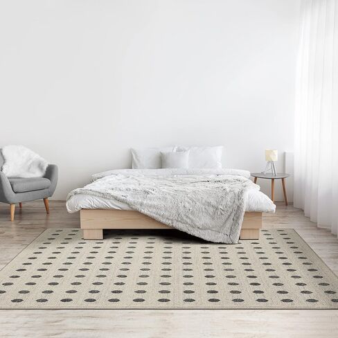 سجادة LUXE WEAVERS ذات نقاط هندسية حديثة مقاس 5 × 7 in Kuwait