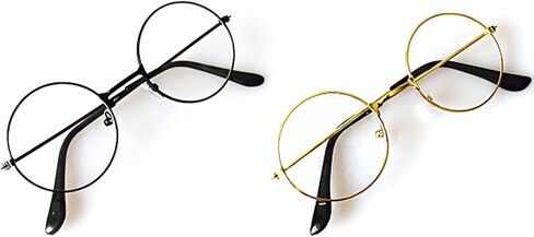 TAATI Newborn Photography Glasses Props Baby Posing Flat Glasses Baby Photography Studio Infant Photoshoot Accessories (Black and Golden) (T-G-01) in Saudi Arabia