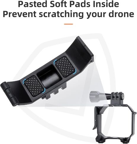 Anbee Mini 3 Pro Drone Carry Bracket لكاميرا الحركة/مصباح طيران LED، مع محول حامل ثلاثي القوائم ومحول برغي 1/4 متوافق مع DJI Mini 3 Pro RC Quadcopter in Kuwait