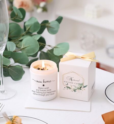 Housewarming Gift for New Home, New Home Gift, Housewarming Gift Idea for Women Friend, Moving in Gift, Vanilla&Lavender Scented Candles in Kuwait