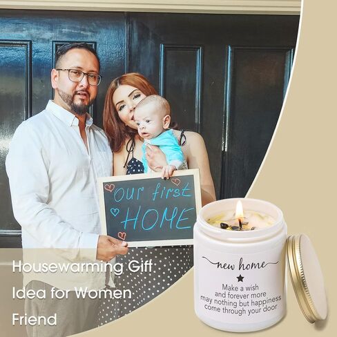 Housewarming Gift for New Home, New Home Gift, Housewarming Gift Idea for Women Friend, Moving in Gift, Vanilla&Lavender Scented Candles in Kuwait