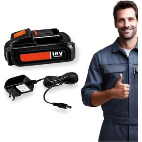 New!! Warrior 18V 1.5 Ah Lithium Battery with Charger - Power and Charge All Your Warrior 18V Lithium Tools with This Reliable Battery and Charger in Saudi Arabia