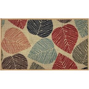 RugStylesOnline Persian Medallion Red Doormat, Slip Resistant Rubber Back Door Mat for Indoor Entry,French Door Mat, 18" x 30" Red Oriental Doormats in Kuwait