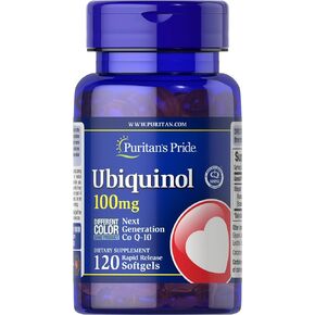 Puritan's Pride Ubiquinol 100 ملغ، يدعم صحة القلب، 120 كبسولة هلامية in Saudi Arabia