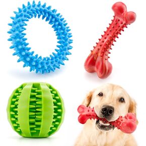 HHAINOVI Dog Chew Toys for Aggressive Chewers,Super Chewer Dog Toys for Medium Small Dogs,3 Pack Super Chewer Dog Toys with Tough, Heavy Duty Dog Teething Toys with Tough Nylon in Saudi Arabia