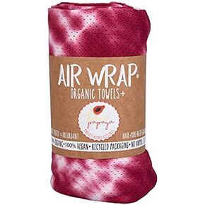 Kaia Papaya Multi-Use Organic Cotton Air Wrap Vented Towel - Quick Drying and Ultra Absorbent for Beach, Pool, Bathtime and More, 44in x 55in, Titanium Grey