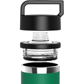 غطاء Chug لزجاجة Yeti Rambler 18 أونصة، 26 أونصة، 36 أونصة، 64 أونصة، ملحقات غطاء غطاء بديل Chug متوافقة مع جميع نماذج زجاجات Yeti Rambler (مدمجة) in Kuwait