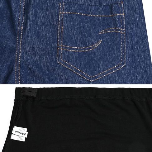 Bhome شورت جينز برمودا من قماش الدنيم فوق البطن بلوحة كاملة كاجوال للحمل in Kuwait