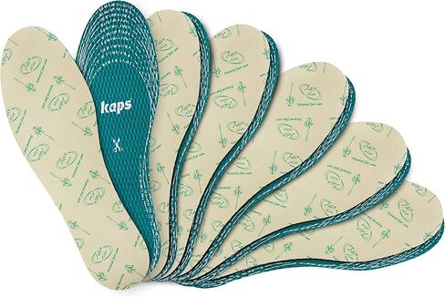 Kaps Adult Insoles with Shoe Odour Eliminator – Ultrafresh Shoe Insoles for Women & Men – Soothing Aloe-Infused Insoles for Boots, Sneakers, & Formalwear – Shoe Fresheners & Insoles in Saudi Arabia