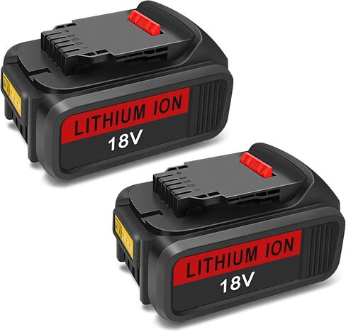 KAJYUNGEN 2Packs Replacement Battery for Dewalt 5.0Ah Battery Compatible with Dewalt 20V Battery Max DCB204 DCB206 DCB184 DCB200 in Kuwait