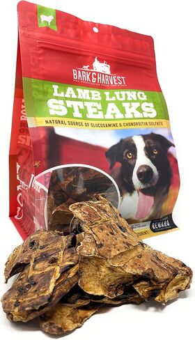 Superior Farms Pet Provisions Lamb Lung Dog Treats | All Natural Dog Snacks from Our Farms | Real Protein Dog Chews | 100% Lamb. (Lung Steaks (12 oz.)) in Saudi Arabia