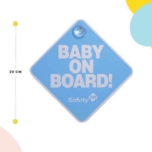 Safety 1st Baby On Board Sign, Pink in Saudi Arabia