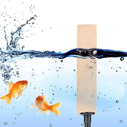 2 قطعة/المجموعة الطبيعية خشبية فقاعة الهواء حجر الناشر الهواء حجر اسطوانة غرامة فقاعات مضخة الهواء الملحقات للزراعة المائية حوض السمك مضخة (S) in Kuwait