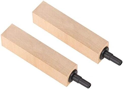 2 قطعة/المجموعة الطبيعية خشبية فقاعة الهواء حجر الناشر الهواء حجر اسطوانة غرامة فقاعات مضخة الهواء الملحقات للزراعة المائية حوض السمك مضخة (S) in Kuwait